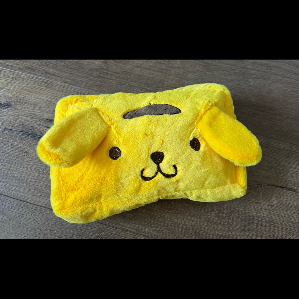 Brand NewPompompurin Large Plush Zipped Cosmetics Bag